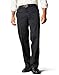 Dockers Men's Straight Fit Signature Lux Stretch Khaki Pant, Black (Cotton), 34W x 32L