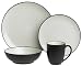 Noritake Colorwave Graphite 4-Piece Dinnerware Place Setting, Service for 1