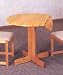 Kitchen & Housewares : Natural Round Wood Butcher Table