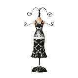 Dress Jewelry Stand - Black  White