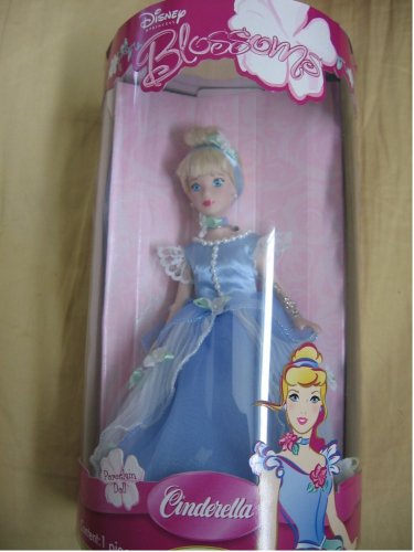 Childrens Toyshop  Toys : Cinderella Blossoms Porcelain Doll Brass Key