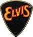 Elvis Presley Rock N Roll Music Patch - Guitar Pick Logo