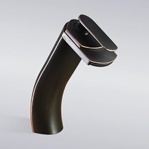 Decor Star BWB01-TO Euro Modern Contemporary Waterfall Bathroom Lavatory Vanity Vessel Sink Faucet Tall Oil Rubbed Bronze