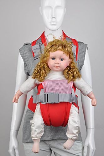 Babyhelp Adjustable Safe Cotton Infant Baby Carrier(RedGray)