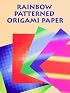 Rainbow Patterned Origami Paper