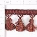 Pinecone Tassel Trim - Brown Multi - 3 1/2in*On Sale* 1 Yard