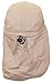 BWH Men/Women Ball Cap Summer Hat With Neck Protection Flap - Khaki