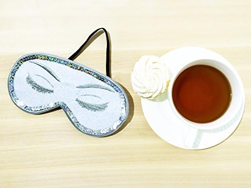 Shiny Audrey Hepburn Sleep Mask, Breakfast at Tiffany's Eye Mask, Holly Golightly Sleep Mask, Handmade Night Mask with Embroidery, Travel Sleep Mask, Eyelashes Girl Sleepover