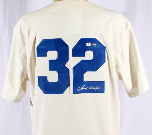 Sandy Koufax Autographed Jersey - GAI - Autographed MLB Jerseys