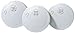 Universal Security Instruments SS-776-CAN-3 Battery-Operated Ionization Smoke and Fire Alarm, 3-Pack
