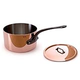 Mauviel Cookware: MHeritage 250C Copper-Stainless Saucepan with Lid Mauviel Cookware: MHeritage 250C Copper-Stainless Saucepan with Lid