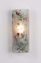 5"W New Years Eve Fused Glass Wall Sconce