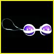 Kegel Exercise Ben Wa Balls (Purple - White)