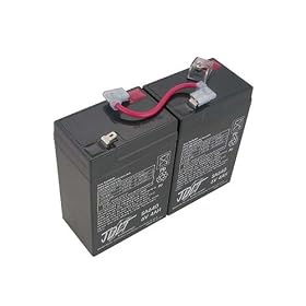 Hi-Capacity SLA UPS Battery for APC BackUPS 200 and 200B (2 Battery Version) (RBC1) by Battery-Biz