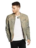 PUNCHBALL Cazadora Piel (Beige / Cognac)