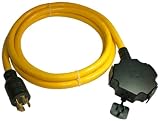 Best Price Conntek 20500-010 Generator Power Cord 10-Foot 20 Amp 125/250 Volt 4 Prong Male Plug To 15/20 Amp Female Connector
