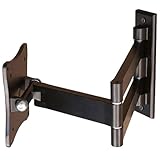 VideoSecu Mounts Articulating TV Wall Mount for 10' to 22' Plasma LCD TV Monitor Display Black VESA100/75 -1E9