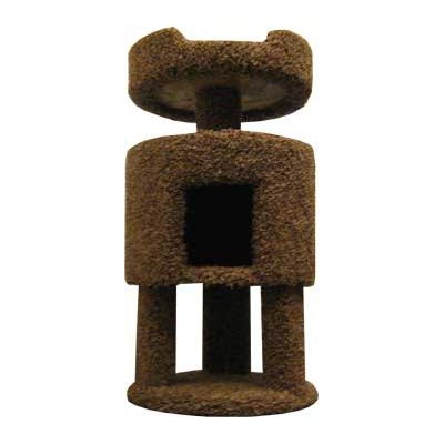 Contemporary Cat House Color Brown