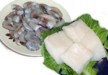 2 lbs. Chilean Seabass and 2 lbs. Jumbo Shrimp by Fresh Jumbo Shrimp