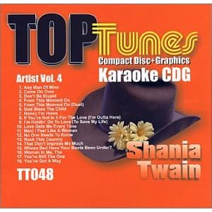 Top Tunes Karaoke CDG TT-048 Artist Vol. 4 Shania Twain