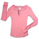 Idol - Girls Long Sleeve Knit Tee Shirt, Pink