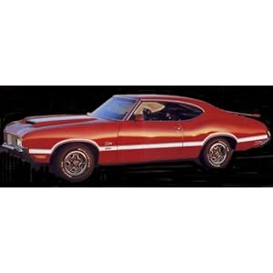 1970-72 W-30 & W-31 Cutlass 442 Stencil Kit (Convertible) - Stencil
