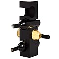 4 Bottle Level Wine Rack - Brown