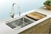 KOHLER K-3592-NA Prologue Kitchen Sink with Work Surface on Right