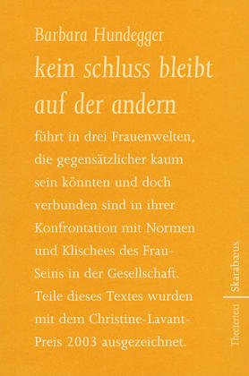 kein schluss bleibt auf der andern