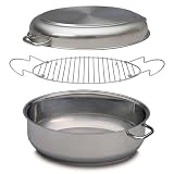 Camerons OvalRoaster with Rack and Lid 7-qt.