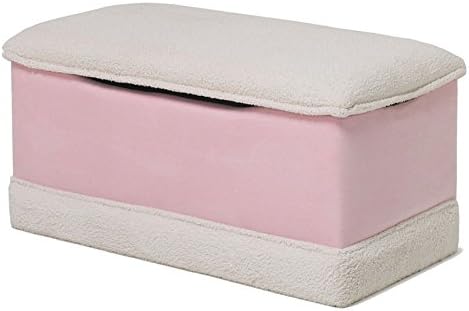 Harmony Kids Pink Micro With White Plush Deluxe Toy Box