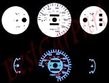 92-95 Honda Civic DX/CX MT Carbon BLUE INDIGLO EL GAUGES