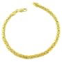 14 Karat Yellow Gold Byzantine Bracelet (7 inch)