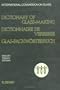 Dictionary of Glass-Making = Dictionnaire De Verrerie