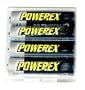 Powerex AA 2700mAh NiMH Rechargeable Batteries w/holder- 4 Batteries Per Pack