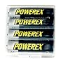 Powerex AA 2700mAh Rechargeable NiMH Batteries w/holder- 4 Batteries Per Pack