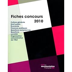 Fiches Concours 2010
