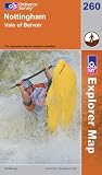 Ordnance Survey Explorer Map 260 Nottingham, Vale of Belvoir