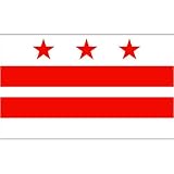 District of Columbia Flag, Nylon (3 ft. x 5 ft.)