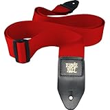Ernie Ball Red Polypro Guitar Strap