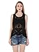Persun Women Lace Floral Sleeveless Mesh Crochet Vest Tank Top Shirt Blouse