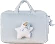 Baby Travel Bag/ Diaper Tote Bags, Moons & Stars Collection - Blue