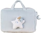 Baby Travel Bag/ Diaper Tote Bags, Moons & Stars Collection - Blue