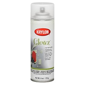 Krylon K03150 Glowz Aerosol Spray Paint, 6-Ounce, Glow-In-The-Dark