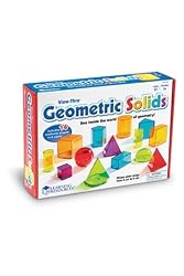 Learning Resources View-Thru Geometric Solids (LER4331)