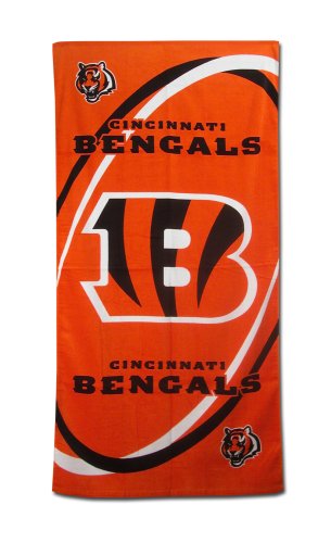 Cincinnati Bengals Fiber Reactive Pool/Beach/Bath Towel (Team Color)