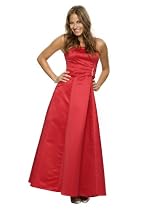 Astrapahl, Langes Elegantes Abendkleid, Ballkleid im königlichen rot