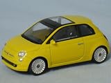 Fiat 500 in Yellow Scale 1:43