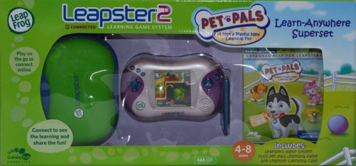 Leap Frog Leapster2 Learning Game System Learn Anywhere Superset with Case and Game
