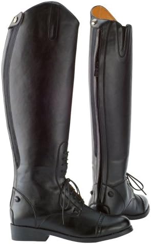 Saxon Ladies Equileather Field Boots with Elastic